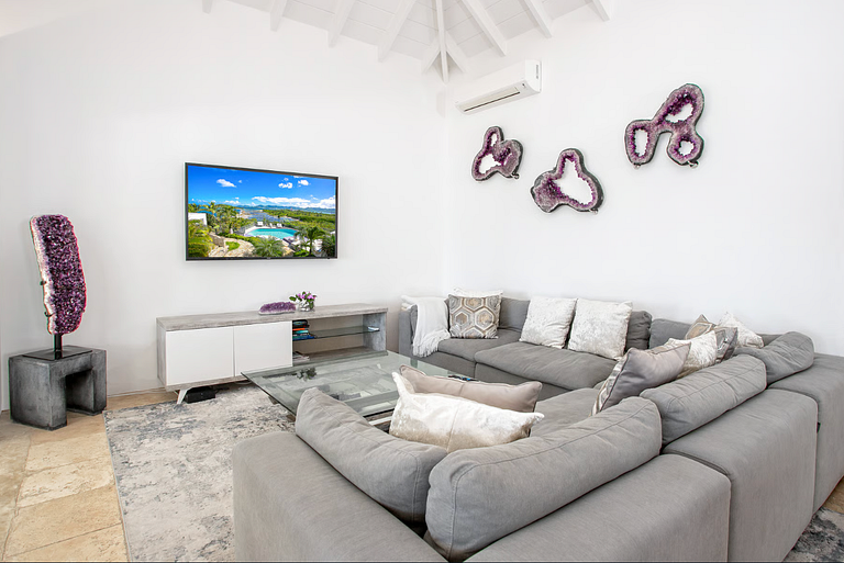 Sxm018 – Villa com vista para o mar nas falésias de Terres B