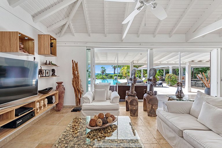 Sxm019 – Villa doble con jardines privados en Terres Basses