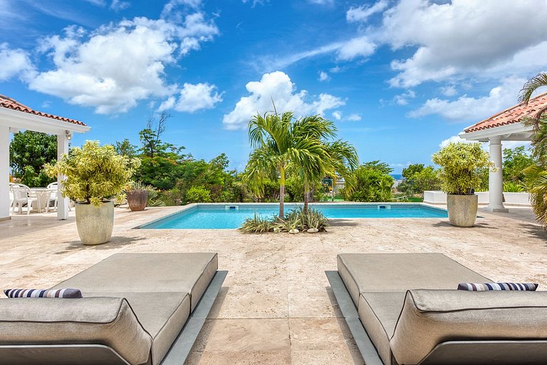 Sxm019 – Ensemble de deux villas avec jardins privés à Terre