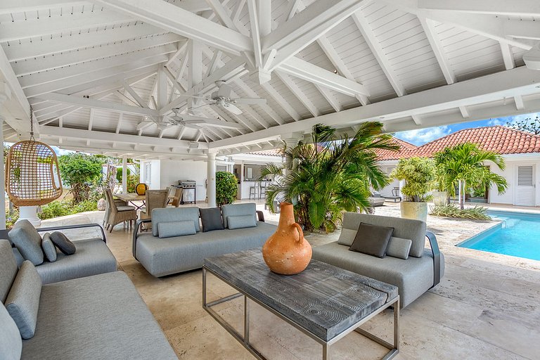 Sxm019 – Ensemble de deux villas avec jardins privés à Terre