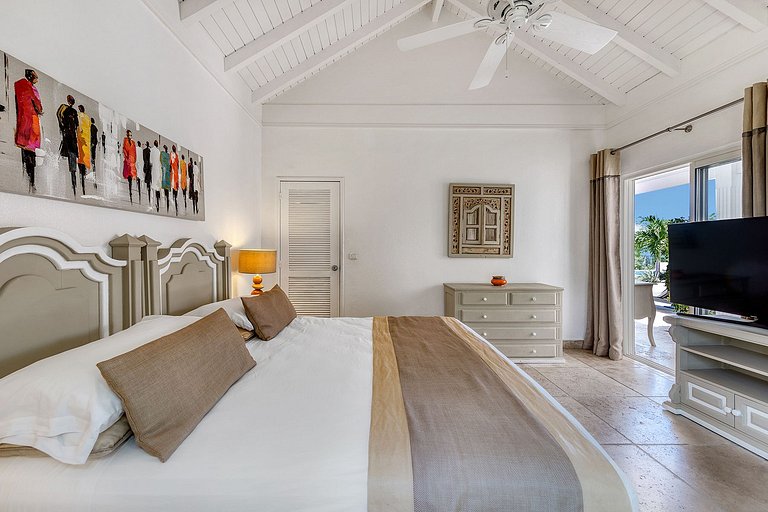 Sxm019 – Villa doble con jardines privados en Terres Basses