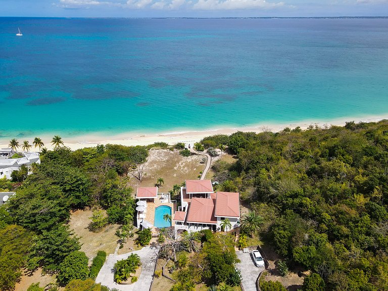 Sxm020 – Villa frente al mar con cottage en Baie Rouge
