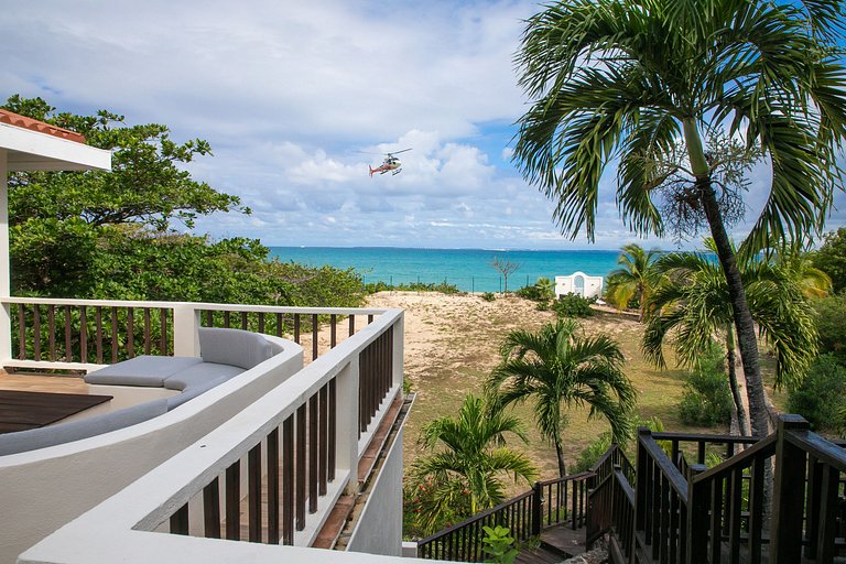 Sxm020 – Villa en bord de mer avec cottage à Baie Rouge