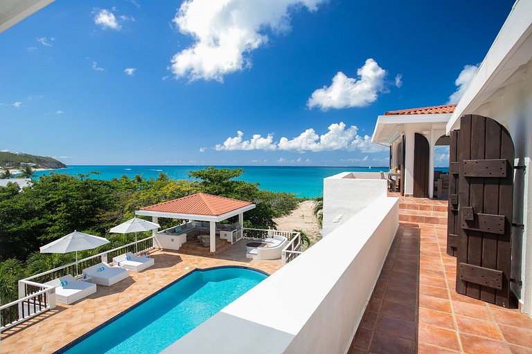 Sxm020 – Beachfront villa with cottage in Baie Rouge