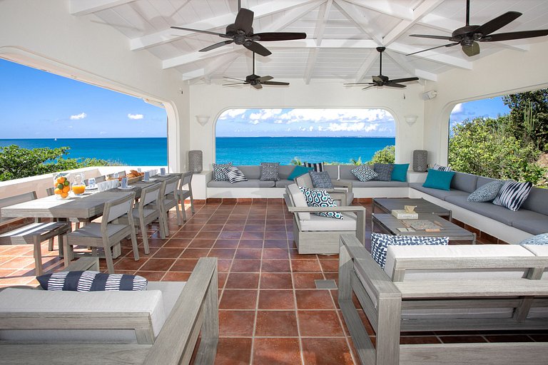 Sxm020 – Beachfront villa with cottage in Baie Rouge