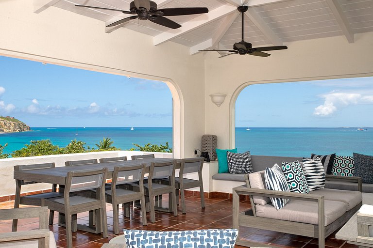 Sxm020 – Beachfront villa with cottage in Baie Rouge