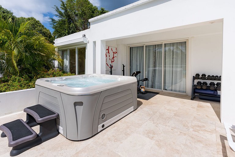 Sxm021 – Villa moderne avec vue mer à Terres Basses