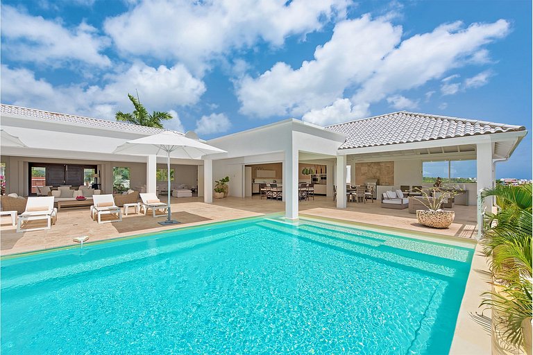 Sxm021 – Villa moderna con vistas al mar en Terres Basses