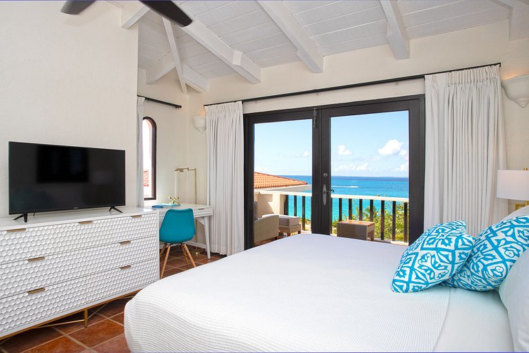 Sxm020 – Villa frente al mar con cottage en Baie Rouge