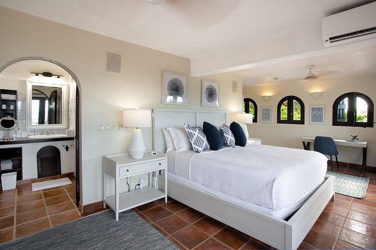 Sxm020 – Villa frente al mar con cottage en Baie Rouge