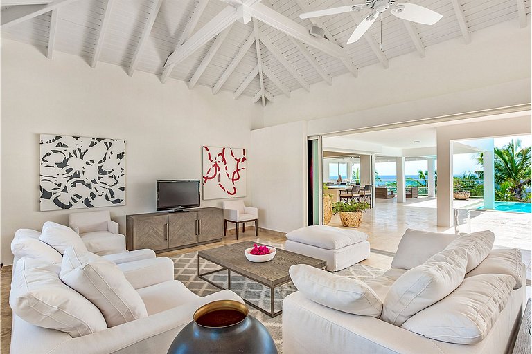 Sxm021 – Modern villa with sea views in Terres Basses