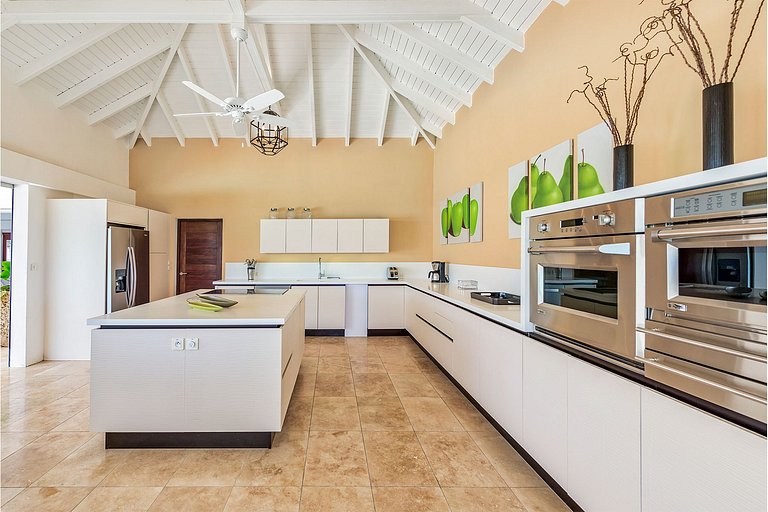 Sxm021 – Modern villa with sea views in Terres Basses