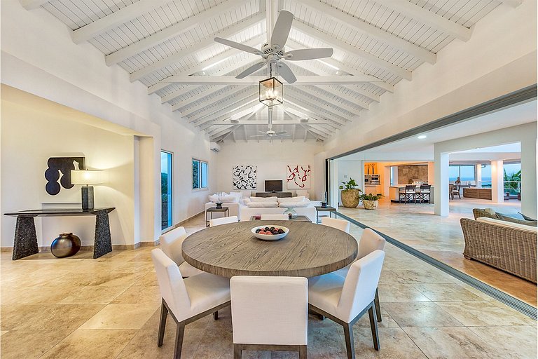 Sxm021 – Villa moderna con vistas al mar en Terres Basses