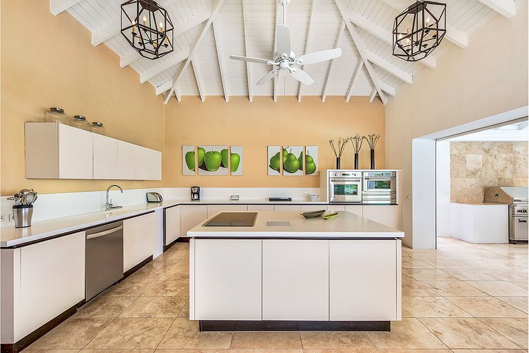 Sxm021 – Villa moderna con vistas al mar en Terres Basses
