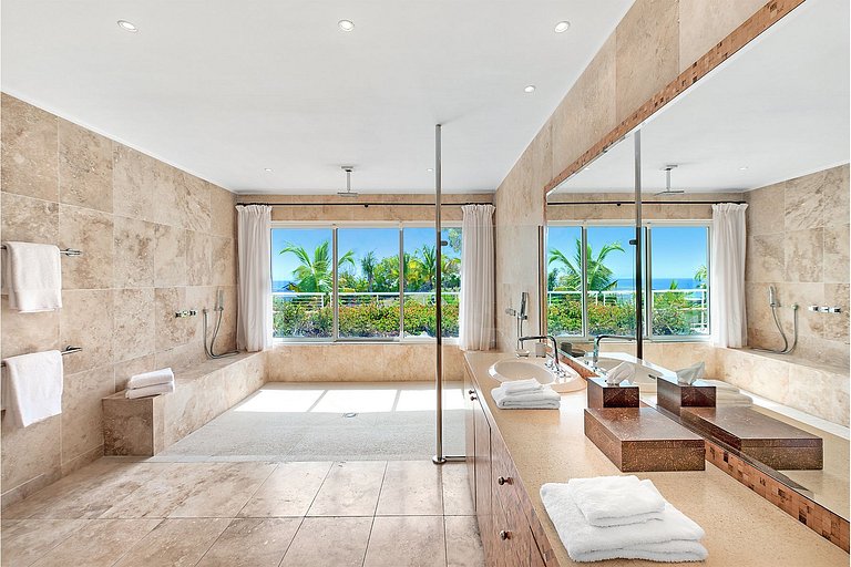 Sxm021 – Villa moderne avec vue mer à Terres Basses