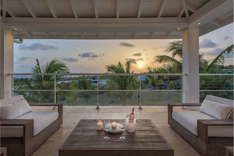 Sxm021 – Modern villa with sea views in Terres Basses