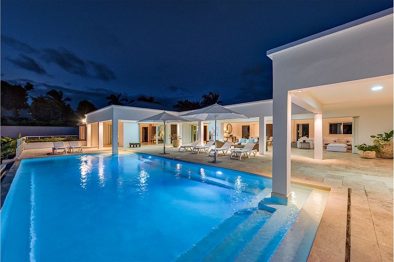 Sxm021 – Villa moderna con vistas al mar en Terres Basses