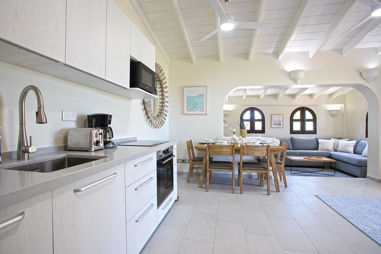 Sxm020 – Villa frente al mar con cottage en Baie Rouge