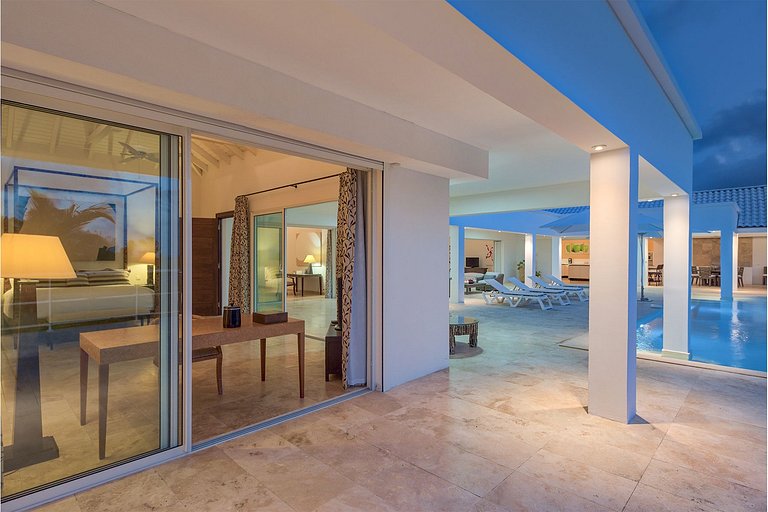 Sxm021 – Modern villa with sea views in Terres Basses