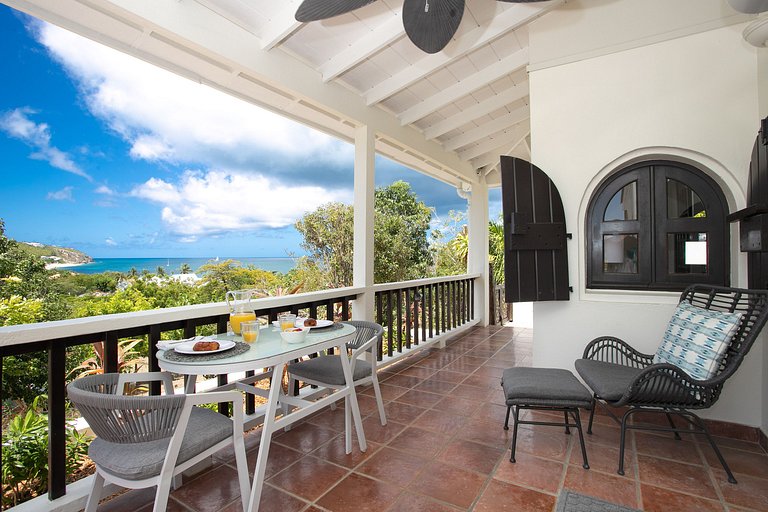 Sxm020 – Villa frente al mar con cottage en Baie Rouge