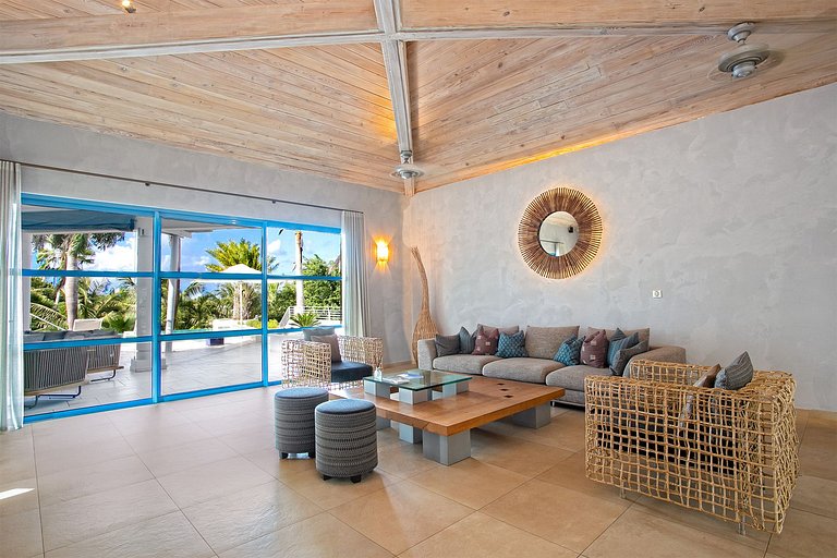 Sxm022 – Casa com quadra de tênis perto de Baie aux Prunes