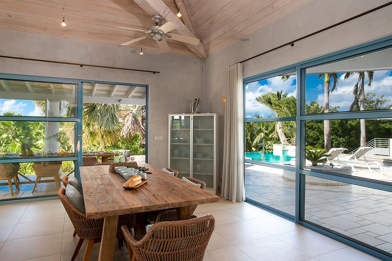 Sxm022 – Casa com quadra de tênis perto de Baie aux Prunes