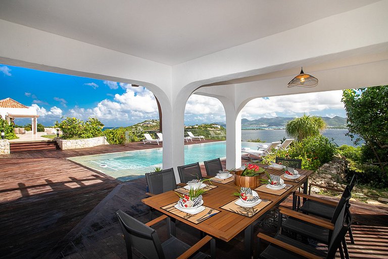Sxm023 – Villa de style marocain avec vue sur Simpson Bay La