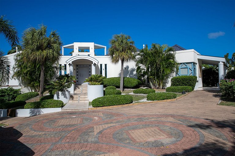 Sxm022 – Casa com quadra de tênis perto de Baie aux Prunes
