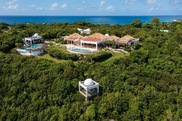 Sxm023 – Villa de style marocain avec vue sur Simpson Bay La