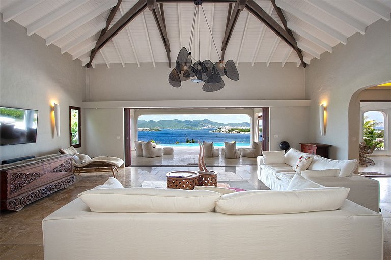 Sxm023 – Villa estilo marroquí con vistas a Simpson Bay Lago