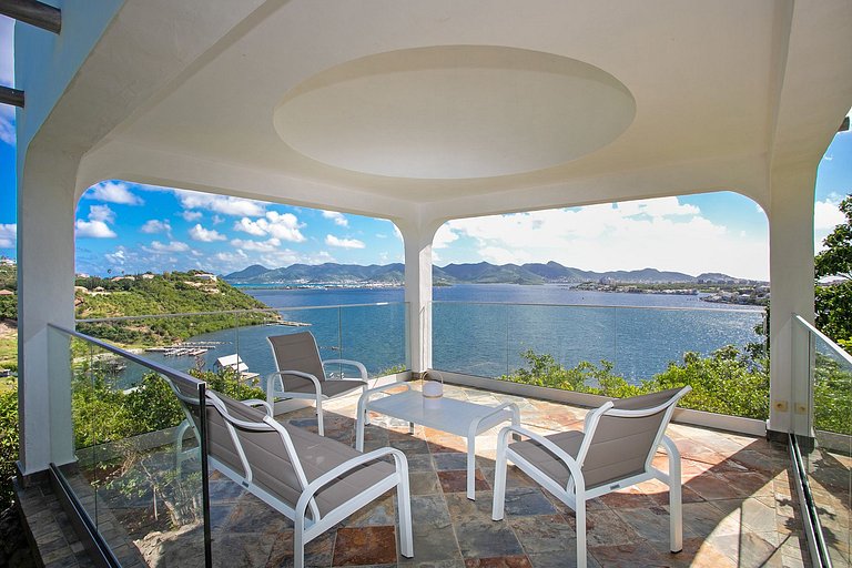 Sxm023 – Villa estilo marroquí con vistas a Simpson Bay Lago
