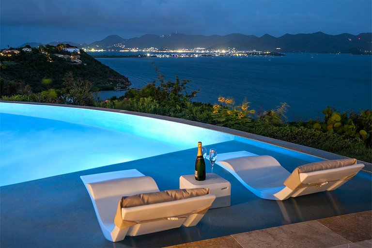 Sxm023 – Villa de style marocain avec vue sur Simpson Bay La