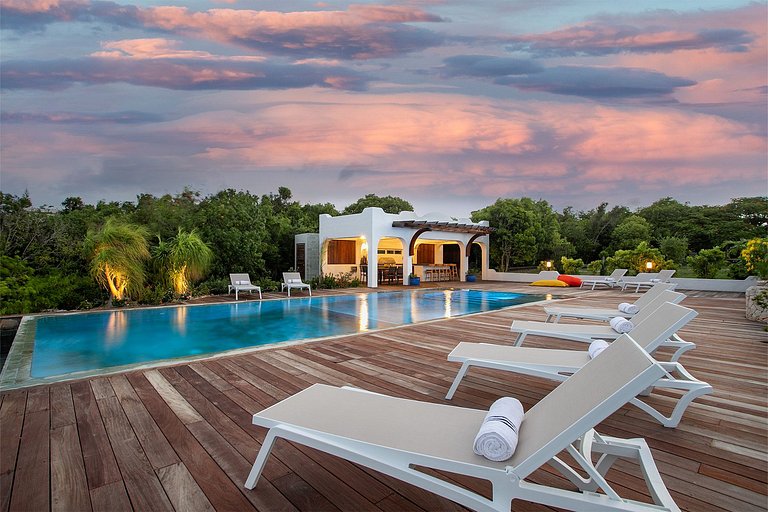 Sxm023 – Villa estilo marroquí con vistas a Simpson Bay Lago