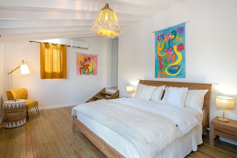 Sxm024 – Casa na colina com vista para o mar em Terres Basse