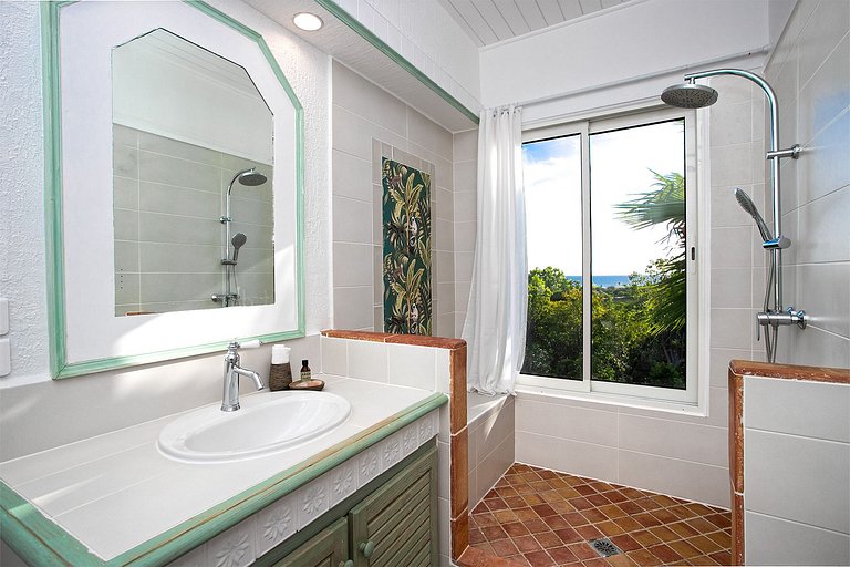 Sxm024 – Casa en la colina con vistas al mar en Terres Basse