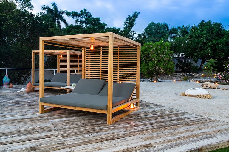 Sxm024 – Casa na colina com vista para o mar em Terres Basse