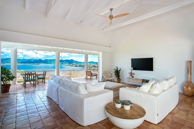Sxm025 – Casa arquitetônica com vista para a lagoa em Terres