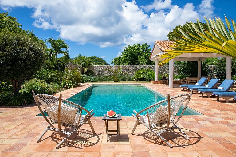 Sxm025 – Casa arquitetônica com vista para a lagoa em Terres