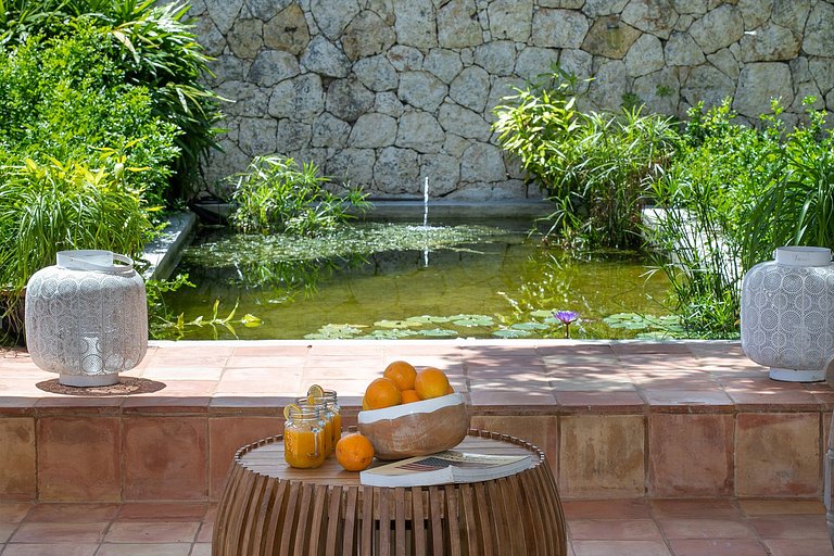 Sxm025 – Casa arquitectónica con vistas a la laguna en Terre