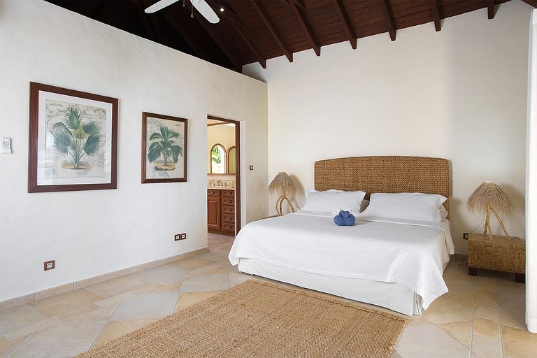 Sxm026 – Villa con playa privada en Terres Basses