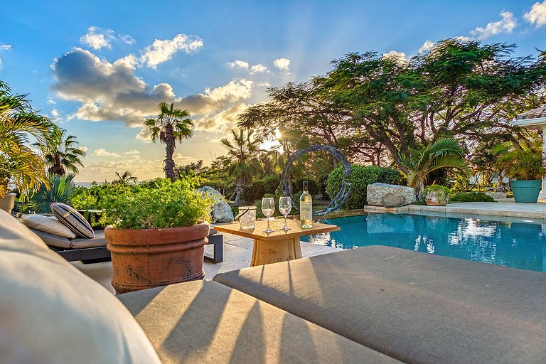 Sxm041 – Villa tropical sofisticada em Terres Basses