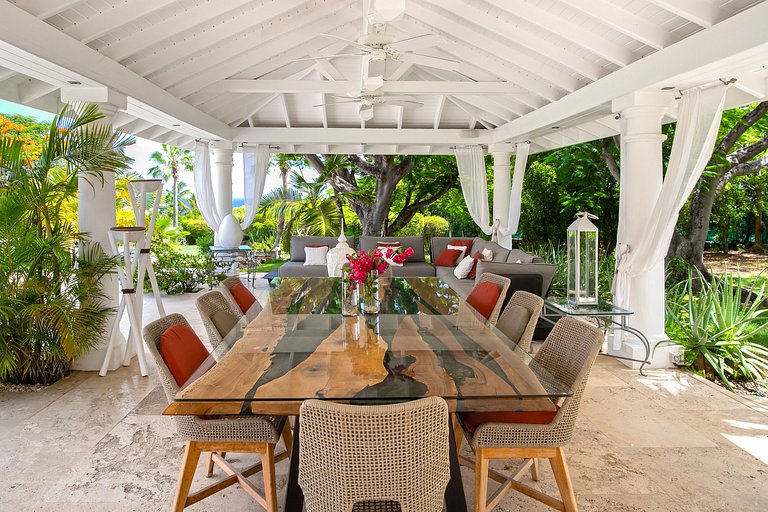 Sxm041 – Villa tropical sofisticada en Terres Basses