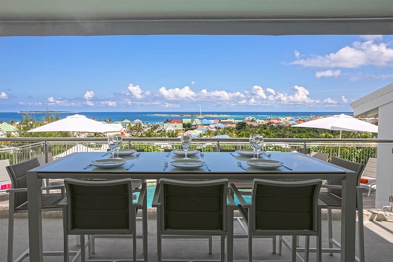 Sxm038 – Villa com vista para o mar perto de Baie Orientale