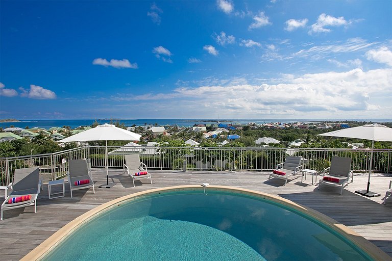 Sxm038 – Ocean view villa near Baie Orientale Beach