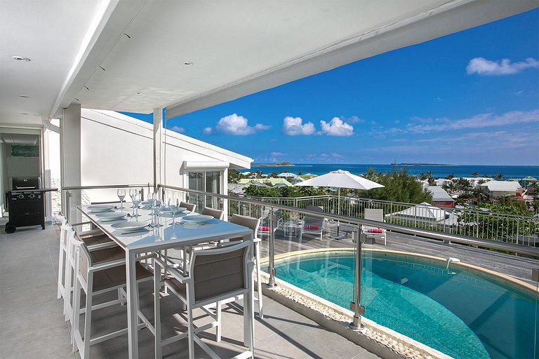 Sxm038 – Villa avec vue sur la mer près de Baie Orientale Be