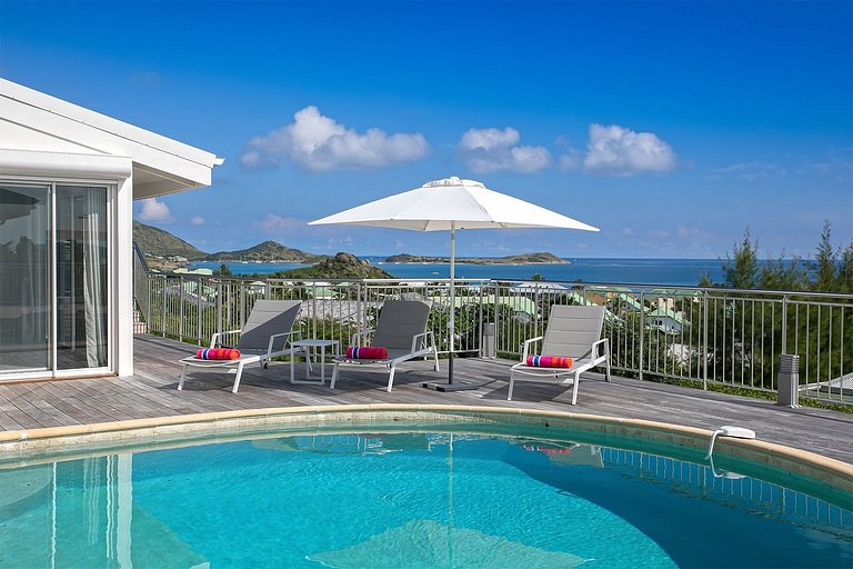 Sxm038 – Villa com vista para o mar perto de Baie Orientale