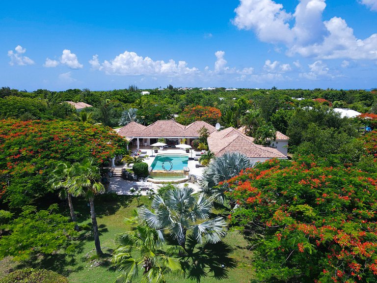 Sxm041 – Villa tropical sofisticada em Terres Basses