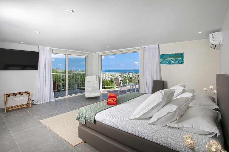 Sxm038 – Villa com vista para o mar perto de Baie Orientale