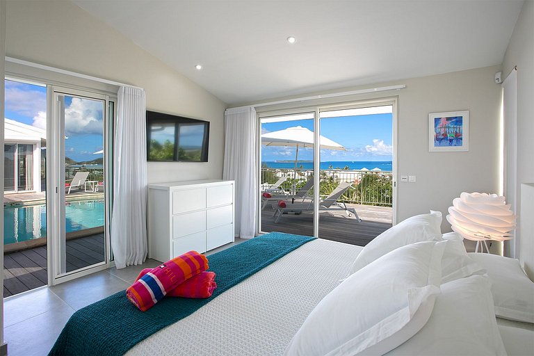 Sxm038 – Villa com vista para o mar perto de Baie Orientale