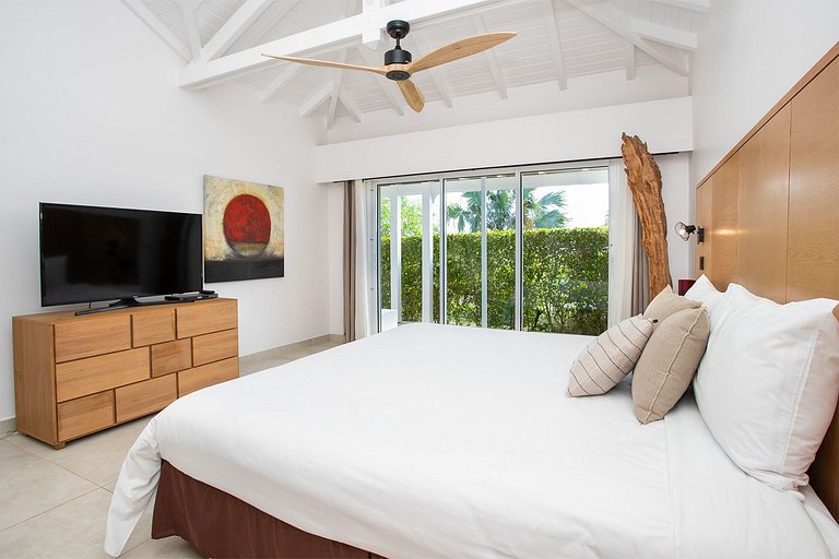 Sxm040 – Elegante villa con vistas a la laguna en Terres Bas
